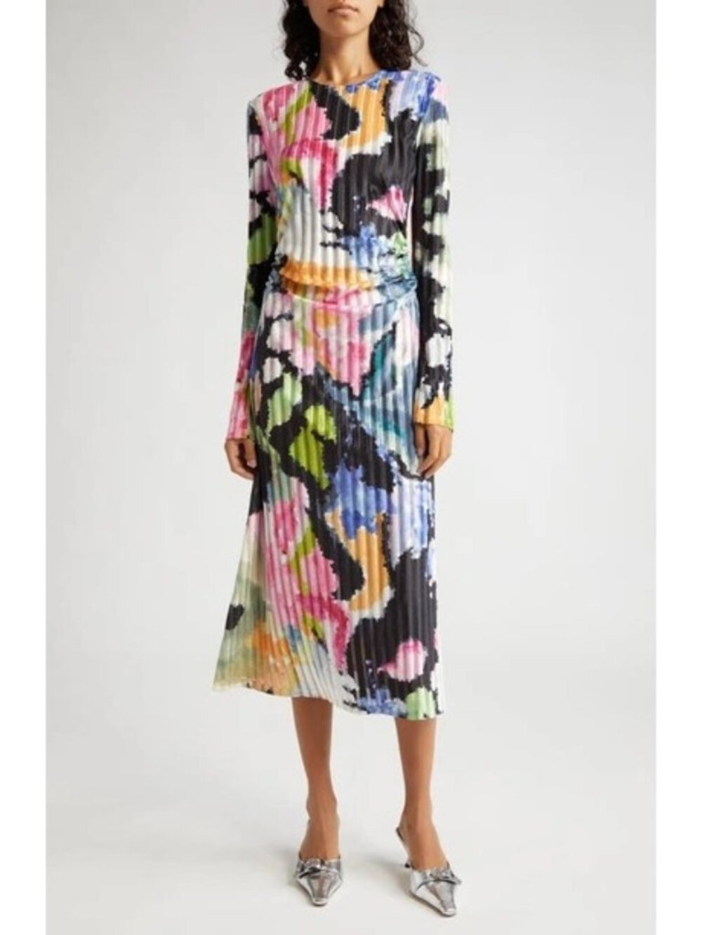 Stine Goya Blackley Floral Midi Dress NWT